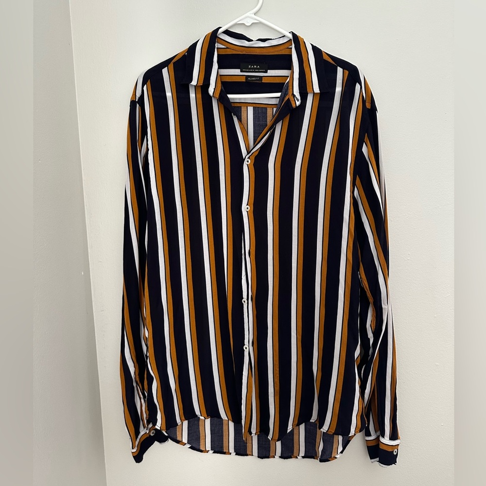 Zara long sleeve button down